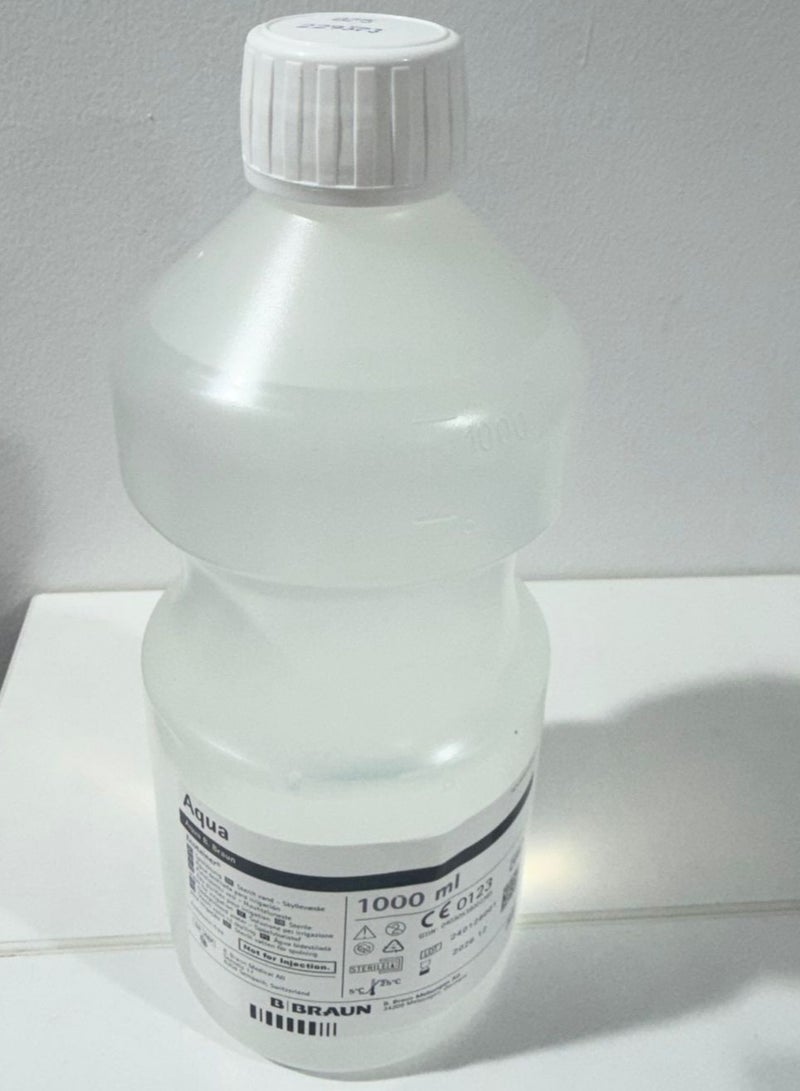 BAXTER B. Braun's ultra-pure sterile aqueous solution, specially designed for external medical uses and tissue washing, comes in a plastic container designed for ease of use and control. - Image 2
